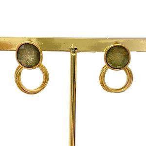 Two Circles Drop Earring